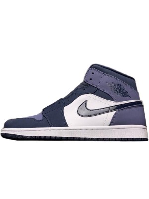 Air Jordan 1 High OG Worn Blue Denim White Metallic Gold