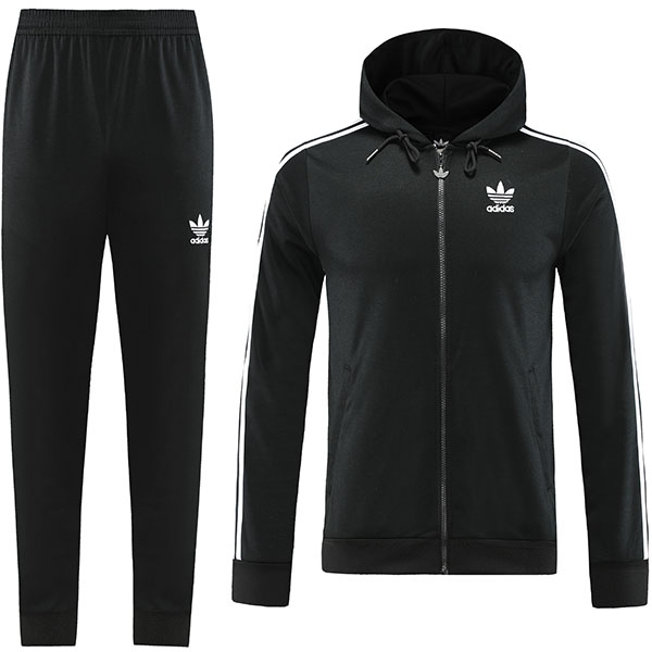 Adas sweat à capuche veste survêtement tenue noire intégrale d'entraînement homme 2025-2026