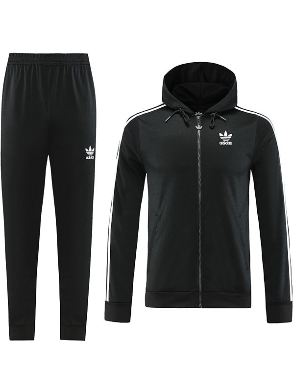 Adas sweat à capuche veste survêtement tenue noire intégrale d'entraînement homme 2025-2026