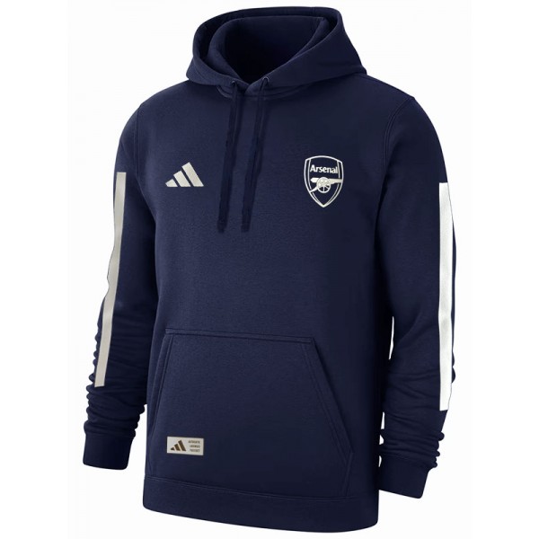 Arsenal veste capuche survêtement manteau indigo d'entraînement pour homme 2025-2026