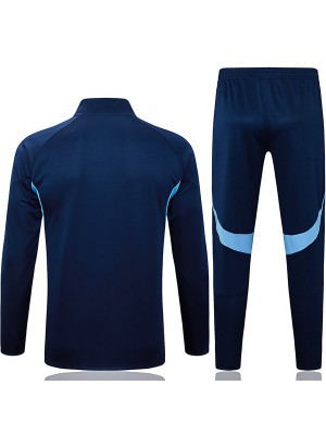 Arsenal jacket football sportswear tracksuit full zipper men's navy training kit outdoor soccer coat 2025-2026