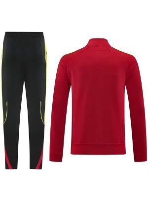 Arsenal veste de football sportswear survêtement fermeture Éclair complète homme rouge noir kit D'entraînement extérieur football manteau 2025-2026
