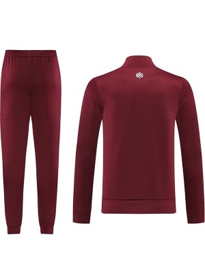 Arsenal veste survêtement bordeaux tenue d'entraînement homme 2025-2026