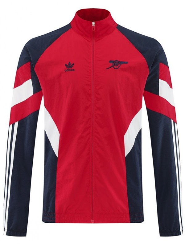 Arsenal veste coupe-vent survêtement rouge d'entraînement homme 2025-2026