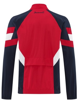 Arsenal veste coupe-vent survêtement rouge d'entraînement homme 2025-2026