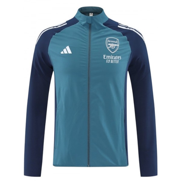 Arsenal veste coupe-vent survêtement sarcelle d'entraînement homme 2025-2026