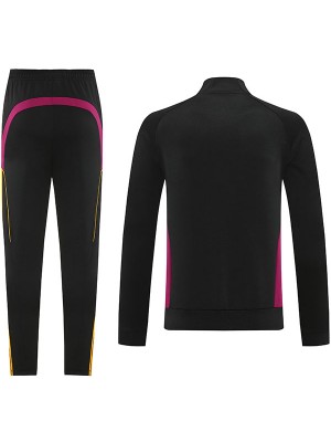 AS roma veste survêtement noire tenue d'entraînement homme 2025-2026