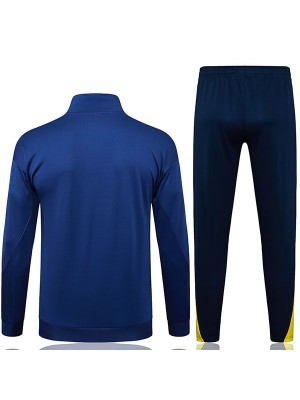 Atlético de Madrid jacket football sportswear blue tracksuit full zip men's training kit outdoor uniform soccer coat 2025-2026
