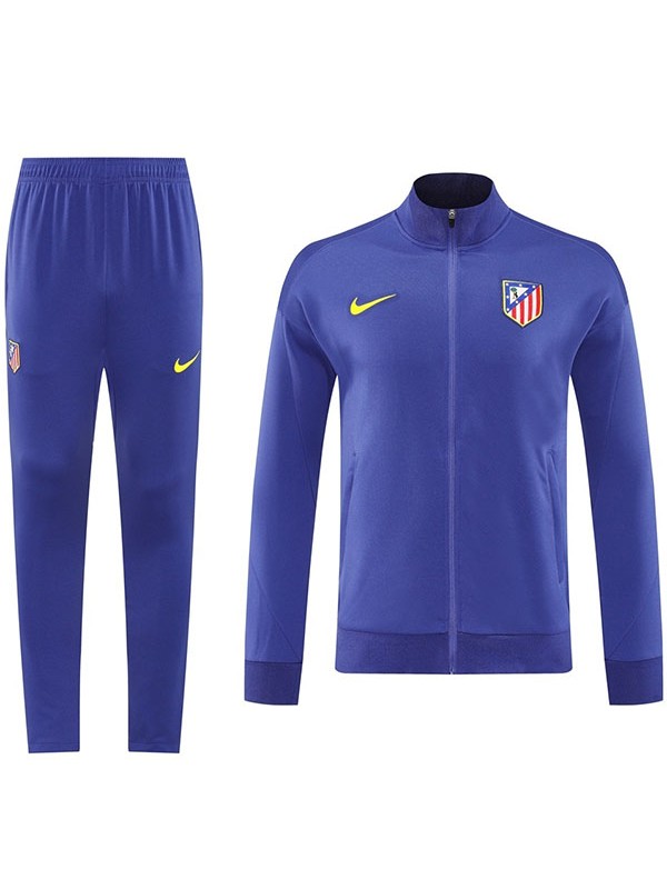 Atlético de Madrid jacket football sportswear tracksuit full zip men's training purple kit outdoor soccer coat 2025-2026