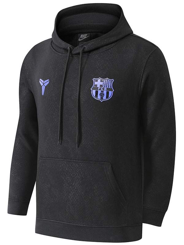 Barcelona veste capuche noire survêtement homme manteau d'entraînement 2025-2026