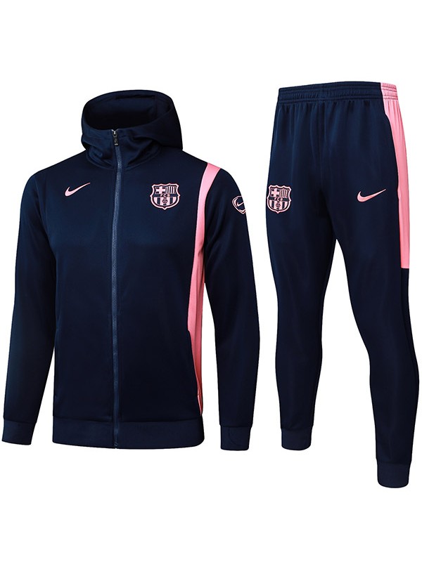 Barcelona veste à capuche survêtement indigo tenue d'entraînement homme 2025-2026