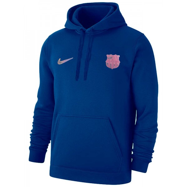 Barcelona veste capuche survêtement manteau d'entraînement bleu pour homme 2025-2026