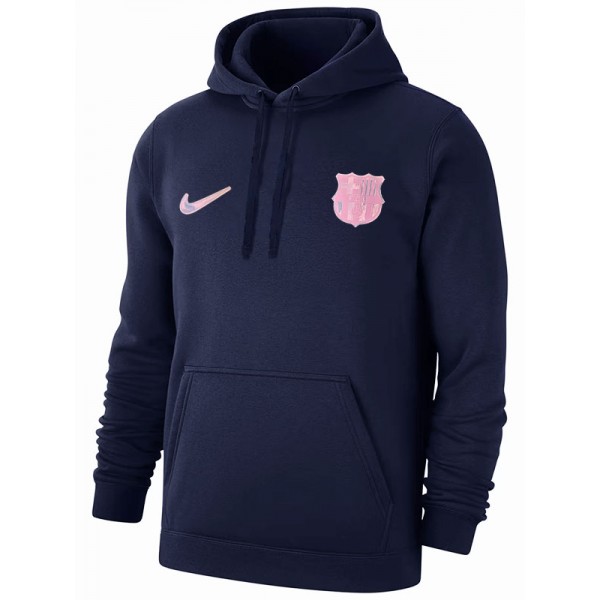 Barcelona veste capuche survêtement manteau indigo d'entraînement pour homme 2025-2026