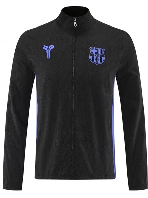 Barcelona veste coupe-vent survêtement noir d'entraînement homme 2025-2026