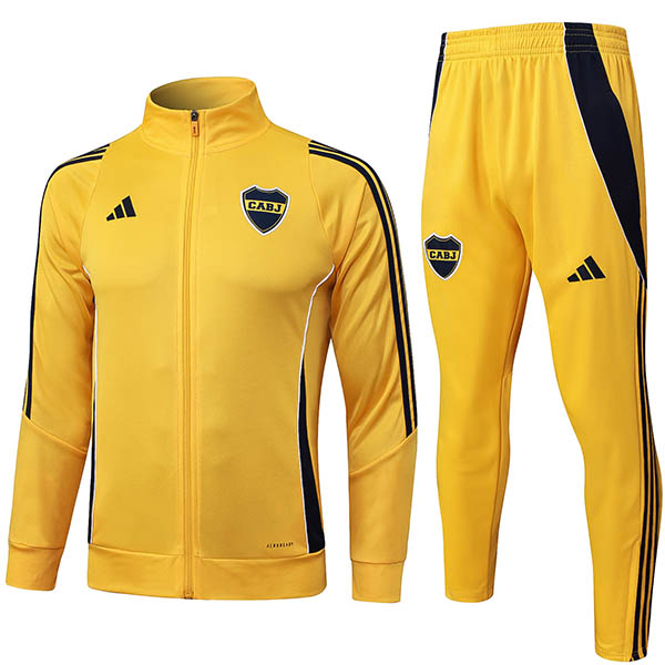 Boca Juniors veste de survêtement jaune tenue d'entraînement homme 2025-2026