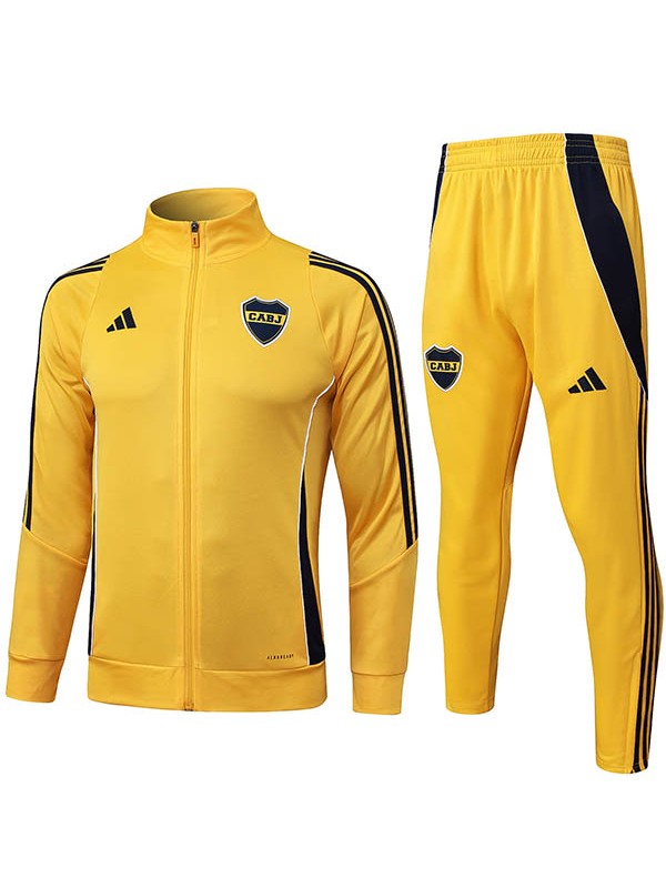 Boca Juniors veste de survêtement jaune tenue d'entraînement homme 2025-2026