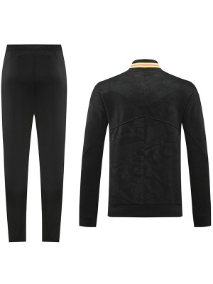 Chelsea veste de football vêtements de sport noir violet survêtement fermeture éclair complète kit d'entraînement pour hommes manteau de football en plein air 2024-2025