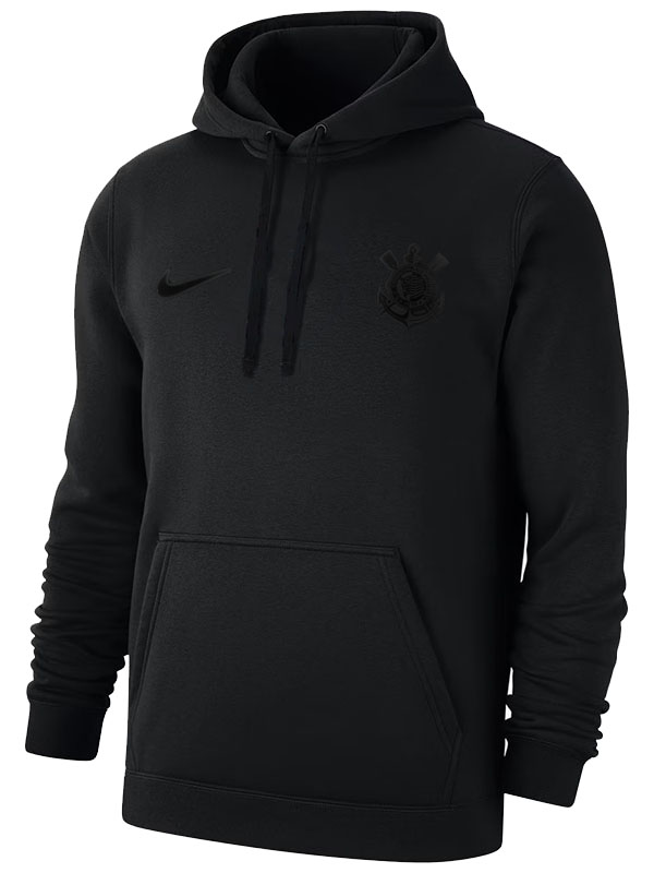 Corinthians veste capuche survêtement manteau d'entraînement noir pour homme 2025-2026