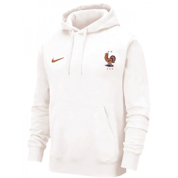 France veste capuche survêtement manteau beige d'entraînement pour homme 2025-2026