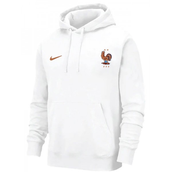 France survêtement à capuche veste blanche d'entraînement homme 2025-2026