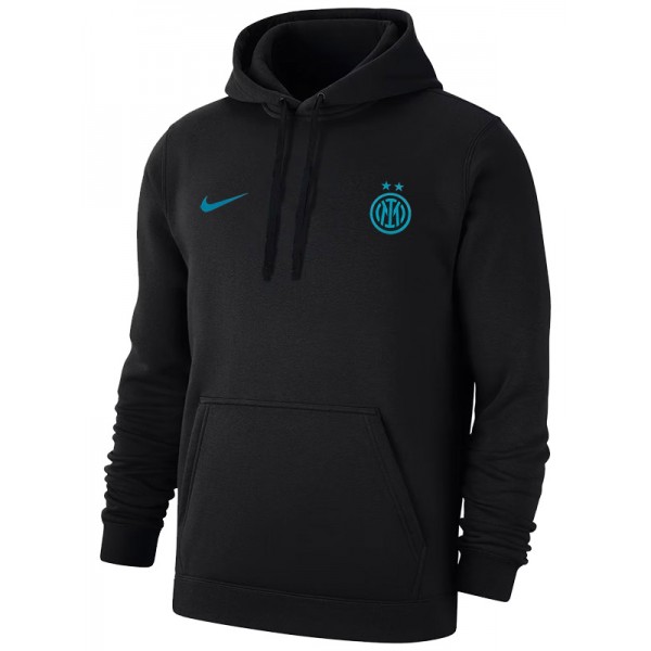 Inter milan veste capuche survêtement manteau d'entraînement noir pour homme 2025-2026