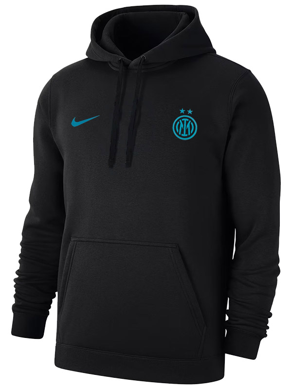 Inter milan veste capuche survêtement manteau d'entraînement noir pour homme 2025-2026