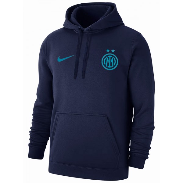 Inter milan veste capuche survêtement manteau indigo d'entraînement pour homme 2025-2026