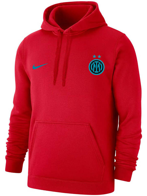 Inter milan veste capuche survêtement manteau rouge d'entraînement pour homme 2025-2026