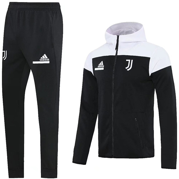 Juventus ensemble veste capuche survêtement noir d'entraînement homme 2025-2026