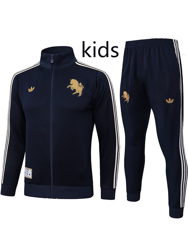 Juventus veste noire survêtement enfant tenue d'entraînement junior équipement 2025-2026