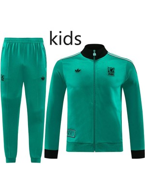 Liverpool veste survêtement tenue enfant uniforme jeune mini-kit d'entraînement 2025-2026