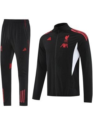 Liverpool veste coupe-vent survêtement noir d'entraînement homme 2025-2026