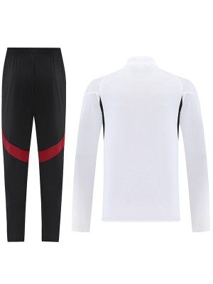 Liverpool veste coupe-vent survêtement blanc à fermeture éclair d'entraînement homme 2025-2026