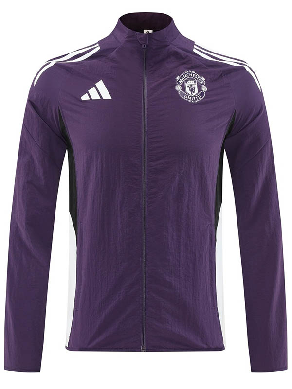 Manchester united coupe vent survêtement violet d'entraînement homme 2025-2026