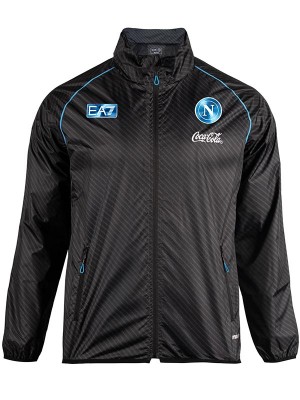 Napoli veste coupe-vent survêtement noir d'entraînement homme 2025-2026