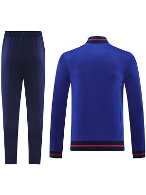 Olympique Lyonnais veste de survêtement bleue tenue d'entraînement homme 2025-2026