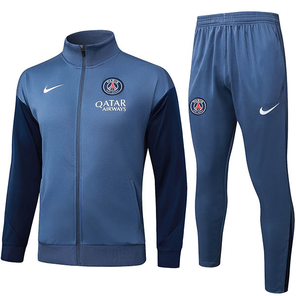 Paris saint-germain veste survêtement gris foncé pour homme manteau d'entraînement 2025-2026