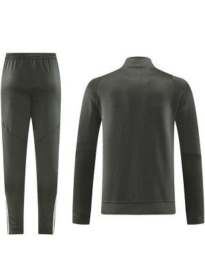 Real madrid veste survêtement gris tenue d'entraînement homme 2025-2026