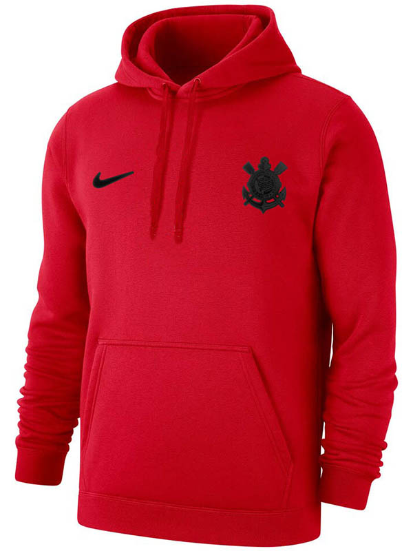 SC Corinthians veste capuche survêtement manteau rouge d'entraînement pour homme 2025-2026