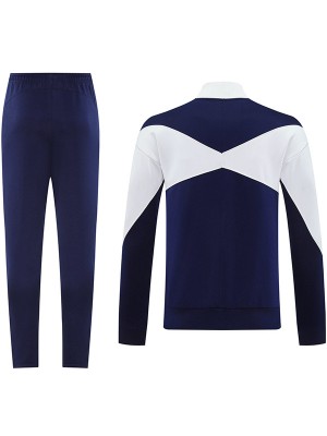 Tottenham Hotspur veste de football survêtement de sport fermeture éclair complète kit d'entraînement violet pour homme manteau de football extérieur 2025-2026