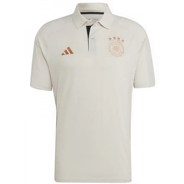 Germany maillot polo uniforme gris de football d'entraînement vêtements de sport pour hommes hauts de football maillot de sport 2024-2025