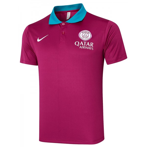 Paris saint-germain polo maillot entraînement uniforme de football homme rouge sportswear kit de football hauts maillot de sport 2024-2025