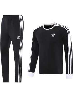 Adas survêtement ensemble de sport pantalon de football uniforme noir vêtements homme tenue d'entraînement de football 2025-2026