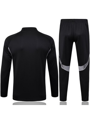 Argentina tracksuit soccer suit sports set zipper-necked uniform men's black clothes football training kit 2025-2026