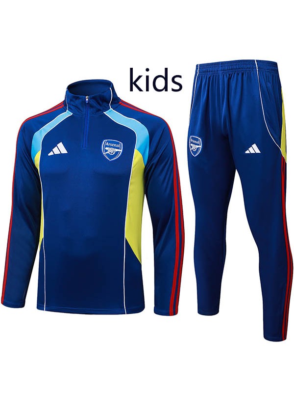 Arsenal ensemble survêtement enfant uniforme junior mini tenue d'entraînement marine 2025-2026