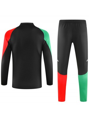 Arsenal tracksuit soccer suit sports set zipper-necked uniform men's clothes football training black red green kit 2024-2025