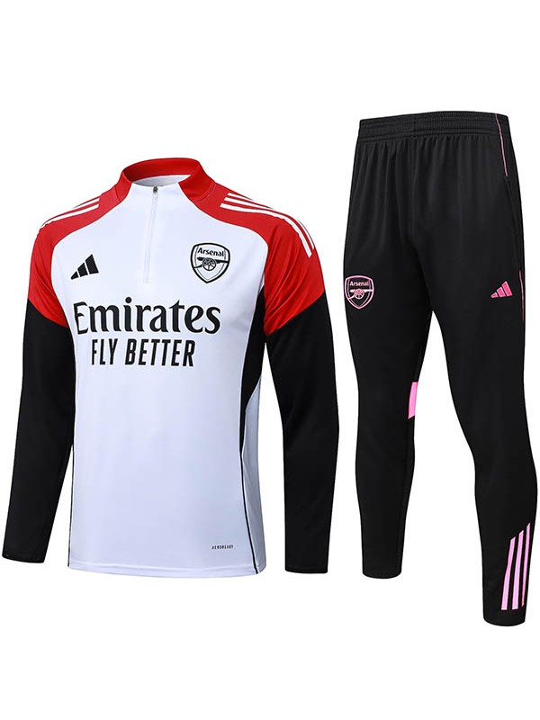 Arsenal survêtement blanc tenue d'entraînement homme 2025-2026