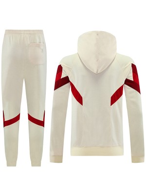 Bayern munich veste à capuche survêtement de football vêtements de sport kit d'entraînement jaune clair pour hommes uniforme d'extérieur athlétique manteau de football tout noir 2024-2025