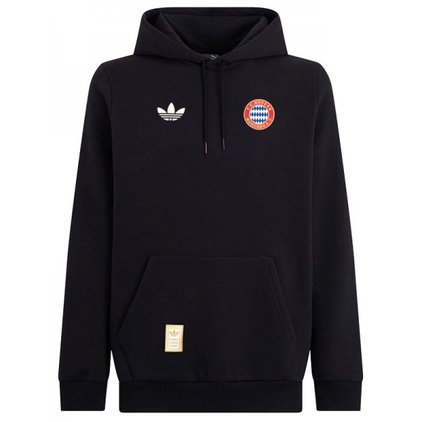 Bayern munich veste à capuche football vêtements de sport survêtement hommes formation noir kit extérieur football manteau 2025-2026