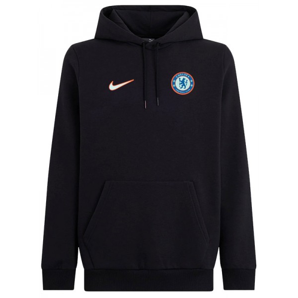 Chelsea veste à capuche football vêtements de sport survêtement hommes formation noir kit extérieur football manteau 2025-2026
